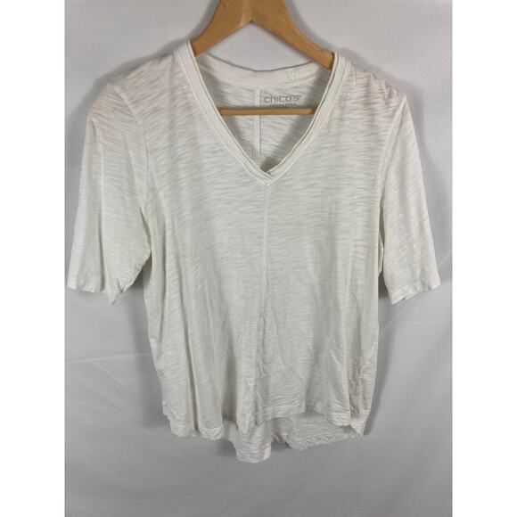 Chico's Tops - Chicos Ultimate Tee White Size 2 / Large